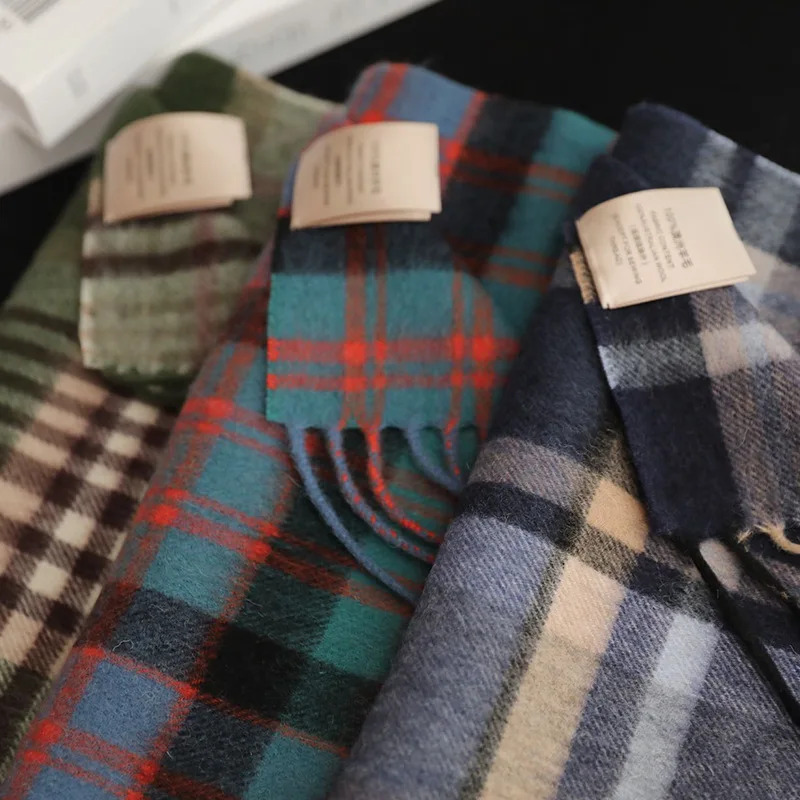 High Quality 100% Wool Scarf M - Muffler Men Wool recension och pris