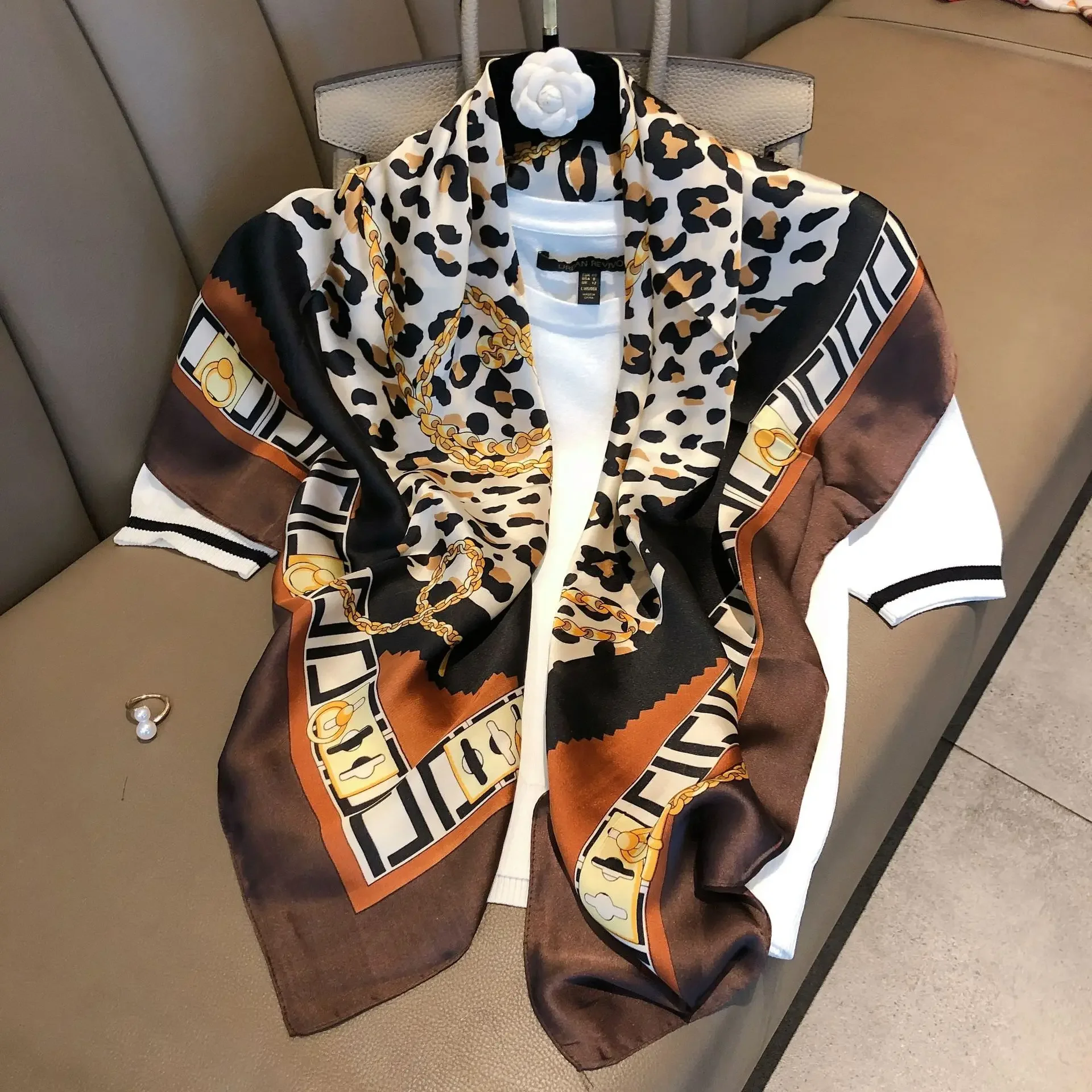 Light luxury 90 Silk scarf imi - Silk Tie Striped recension och pris