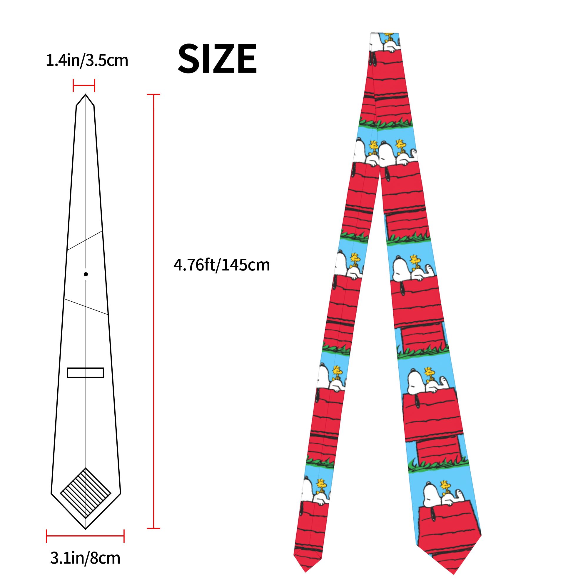 Neckties Snoopy Woodstock Dogh - Skinny Tie Men recension och pris
