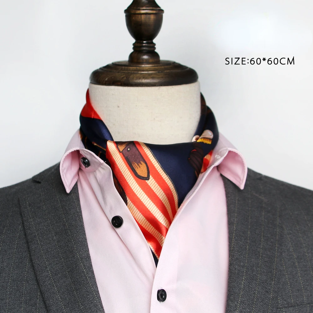 British Men's Silk Scarf Small - Scarf Silk Square recension och pris