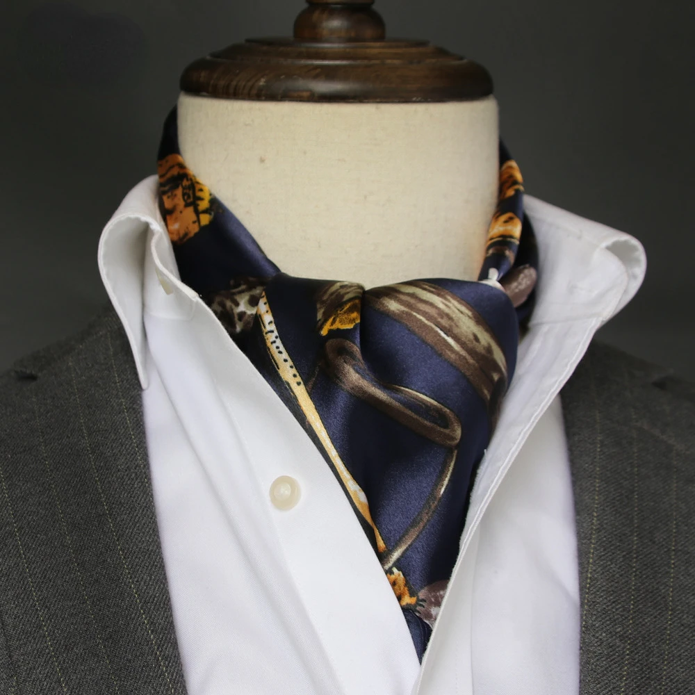 British Men's Silk Scarf Small - Scarf Silk Square recension och pris
