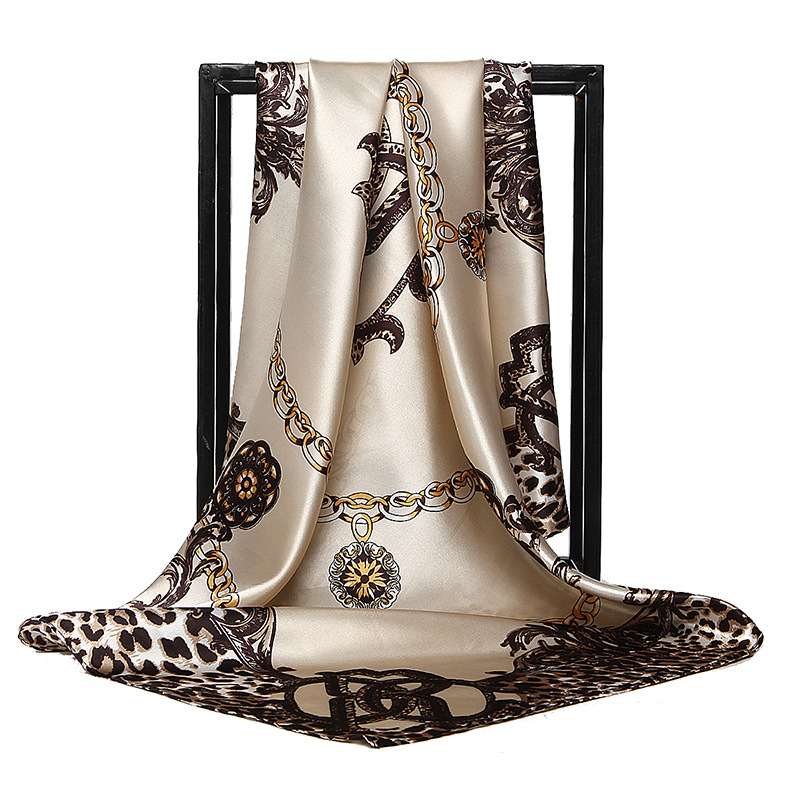 90*90cm Ladies Silk Scarf Band - Scarf Silk Square recension och pris