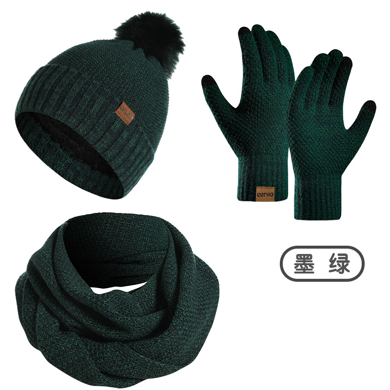 Women Winter 3Pcs Fleece Lined - Infinity Scarf Knit recension och pris