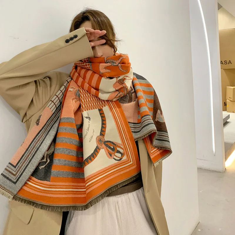 2024 New Luxury Winter Cashmer - Woven Scarf Blanket recension och pris
