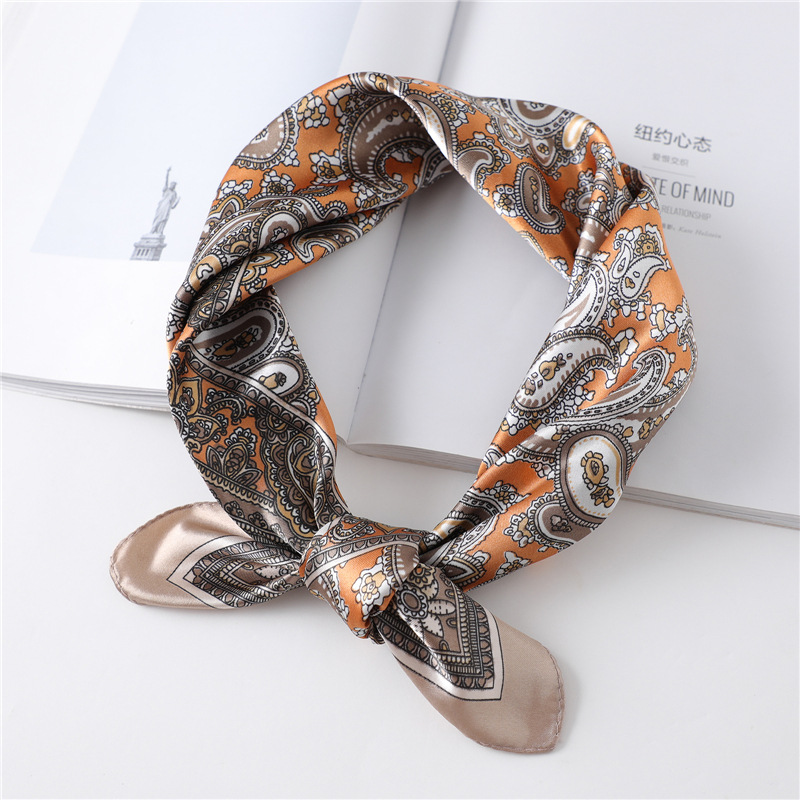 60cm Luxury Square Silk Scarf  - Scarf Silk Square recension och pris