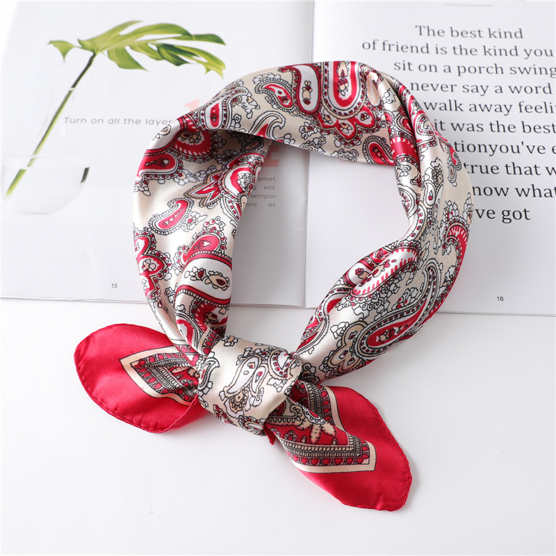60cm Luxury Square Silk Scarf  - Scarf Silk Square recension och pris