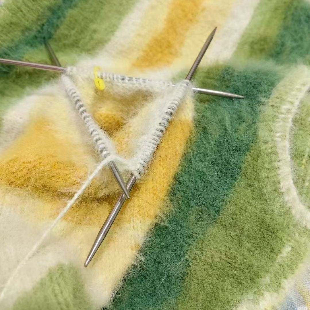 Gradient Wool Mohair Yarn Dyei - Woven Scarf Blanket recension och pris