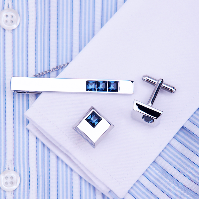 KFLK High Quality Cuff links n - Tie Bar Set Gift recension och pris