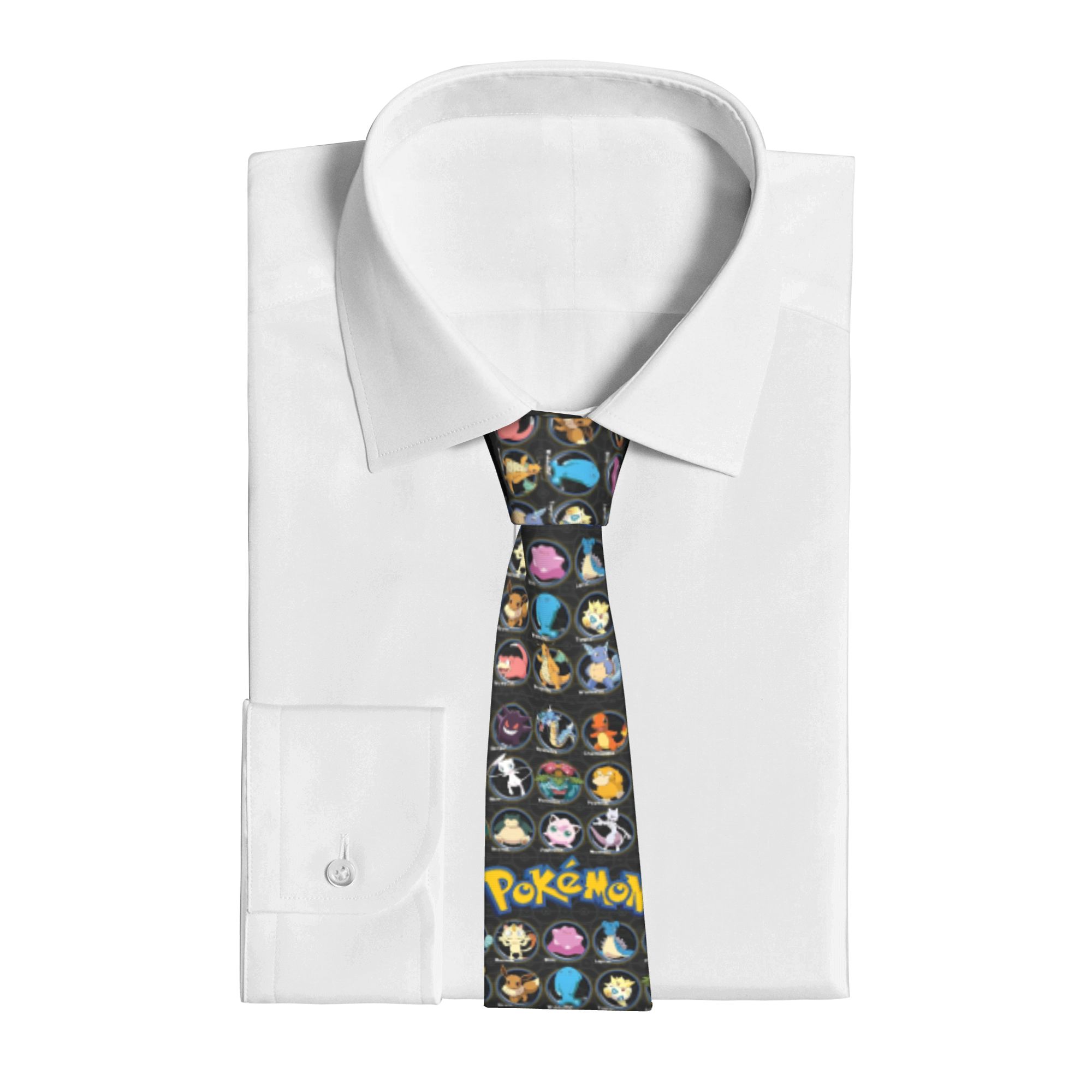 Cartoon Pokemon Characters Nec - Skinny Tie Men recension och pris