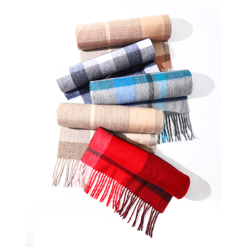 Women Warm classic lattice Sca - Muffler Men Wool recension och pris