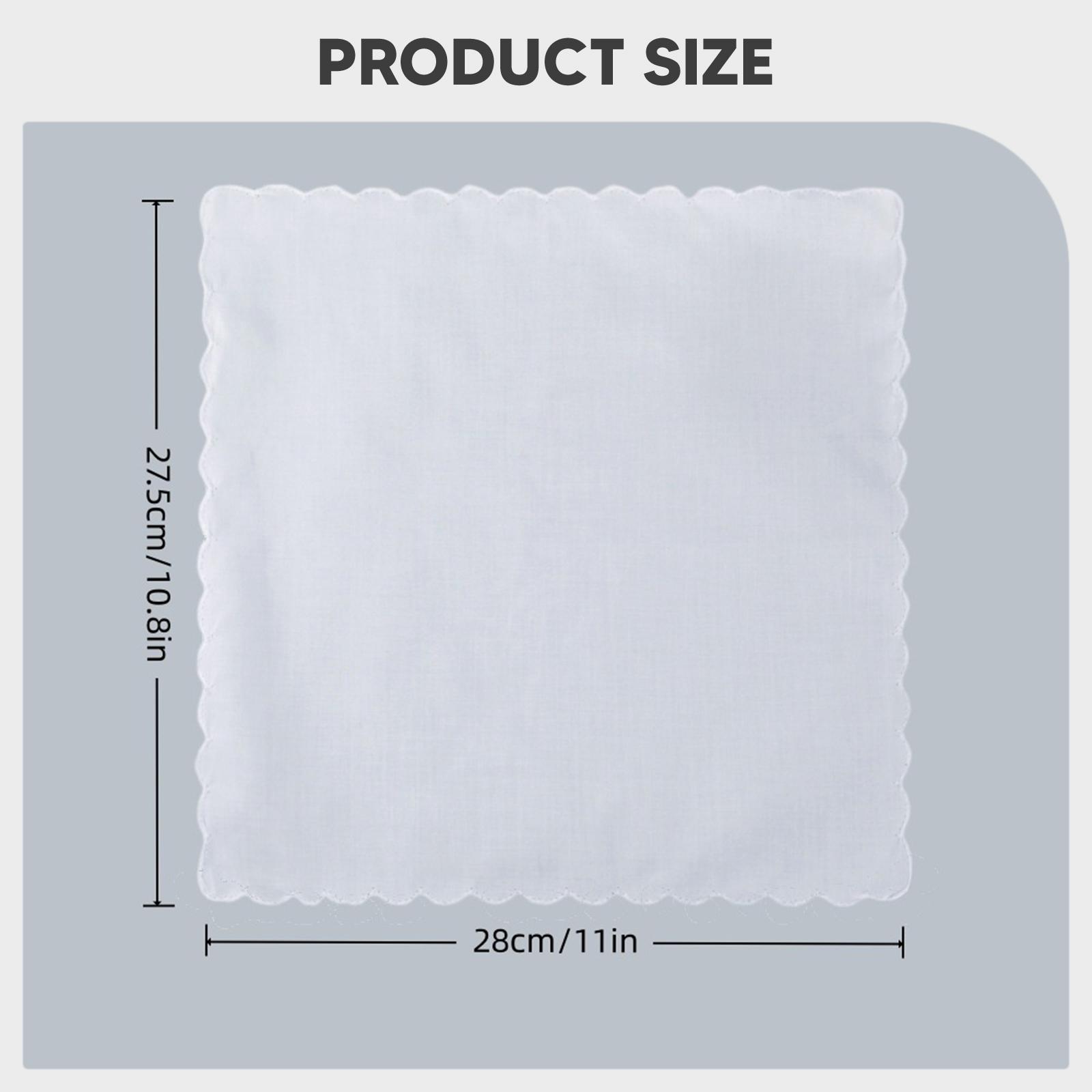 6x Cotton Handkerchiefs for Me - Handkerchief Cotton Men recension och pris