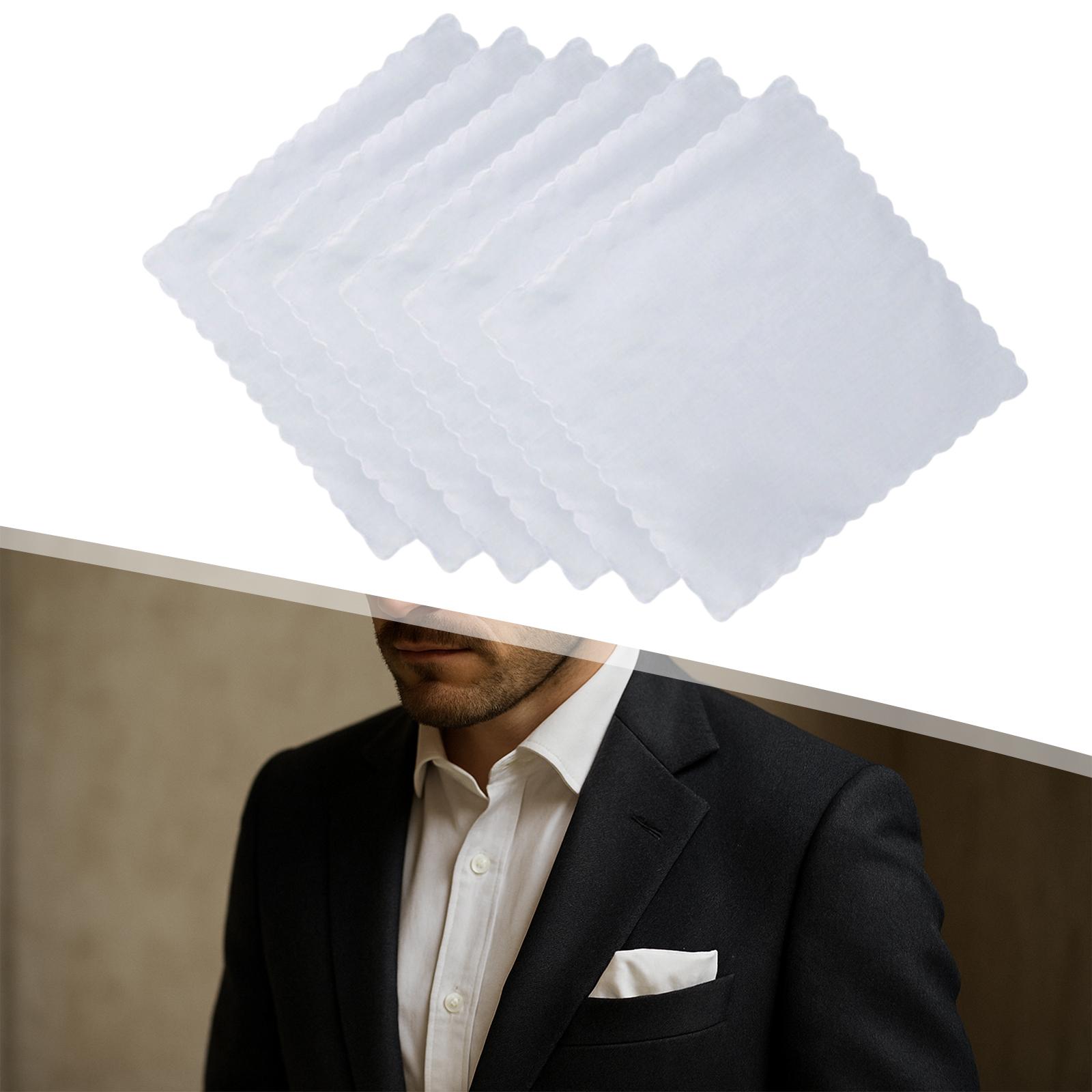 6x Cotton Handkerchiefs for Me - Handkerchief Cotton Men recension och pris