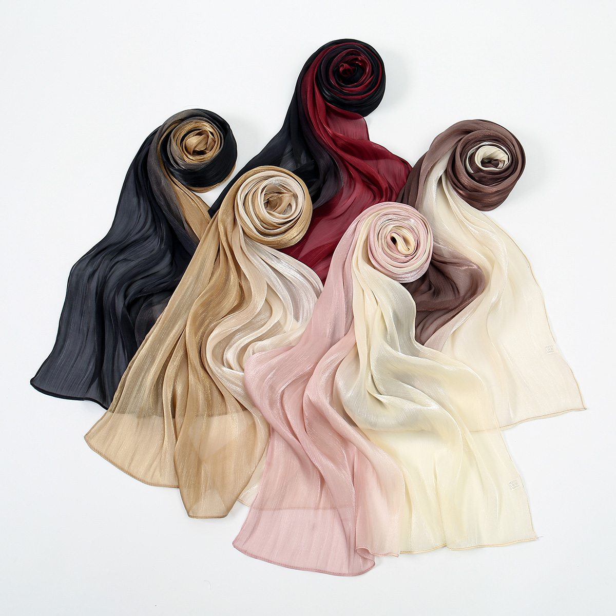 Gradient Twinkle Silk Hijab Sc - Head Wrap Turban recension och pris