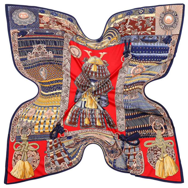 2024 New Design Court Armor Sc - Scarf Silk Square recension och pris
