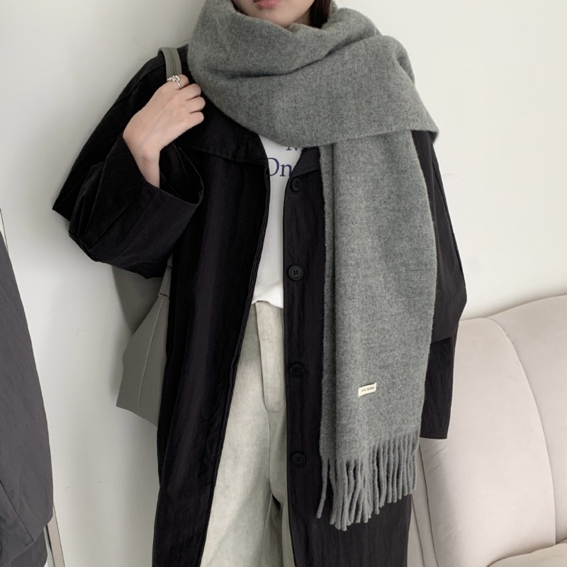 Korean Version Chic Solid Tass - Muffler Men Wool recension och pris