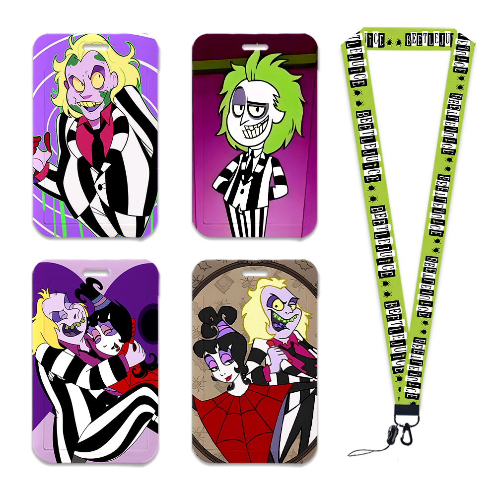 Cartoon Horror Movie ID Card H - Lanyard Badge Holder recension och pris
