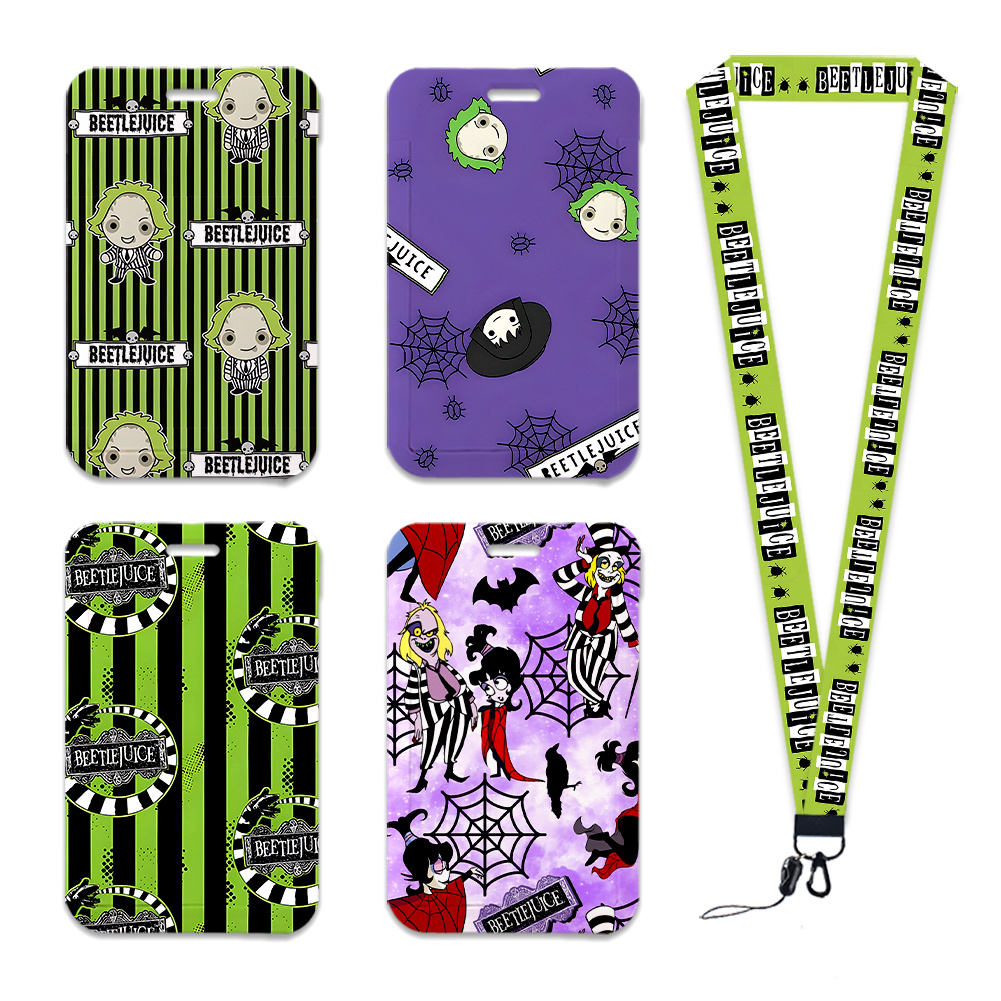 Cartoon Horror Movie ID Card H - Lanyard Badge Holder recension och pris