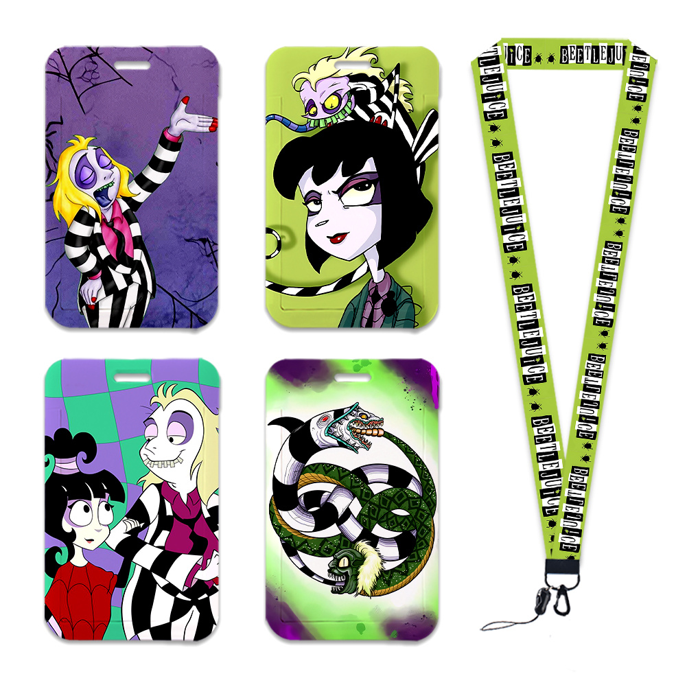 Cartoon Horror Movie ID Card H - Lanyard Badge Holder recension och pris