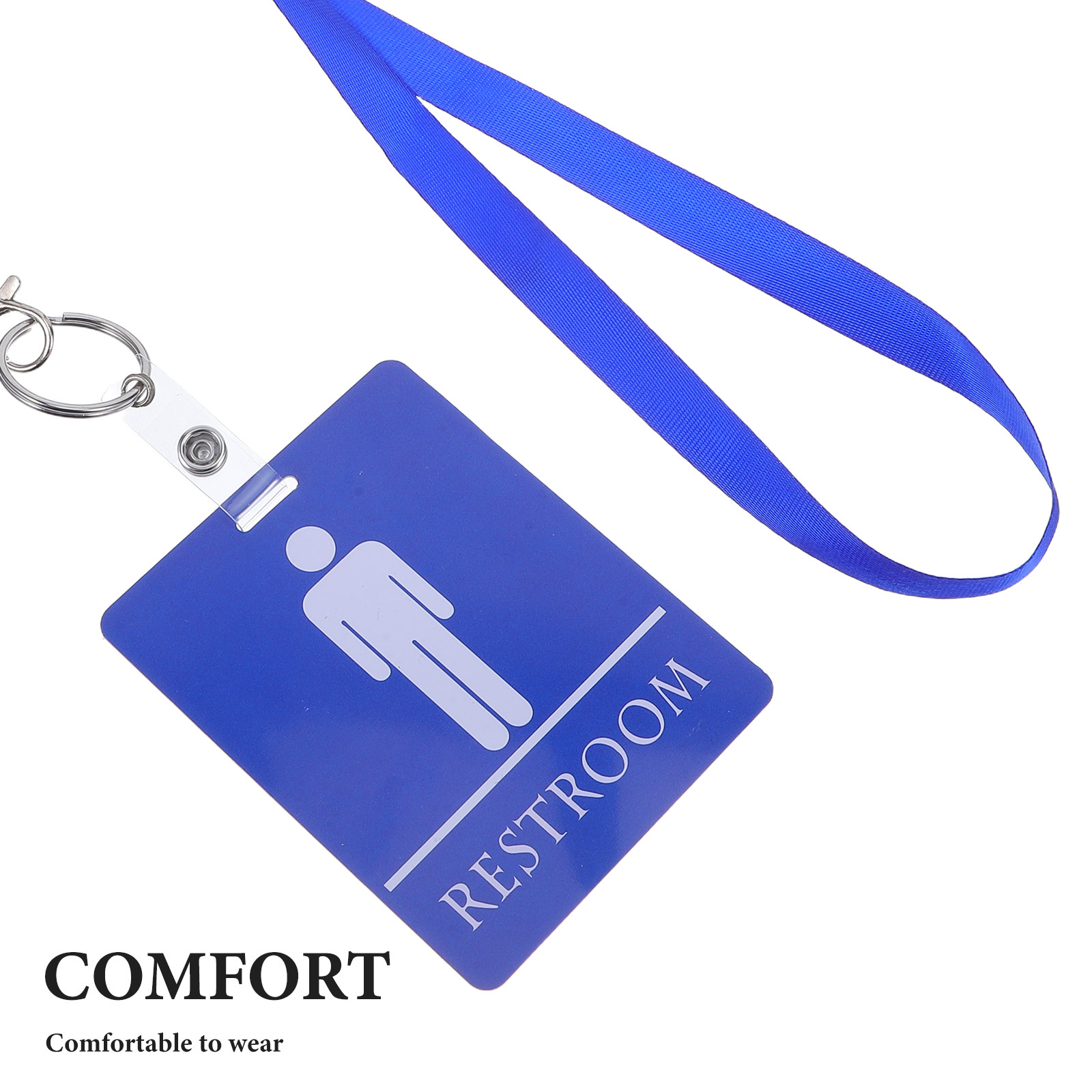 6 Pcs Bathroom Access Badge Ha - Lanyard Badge Holder recension och pris