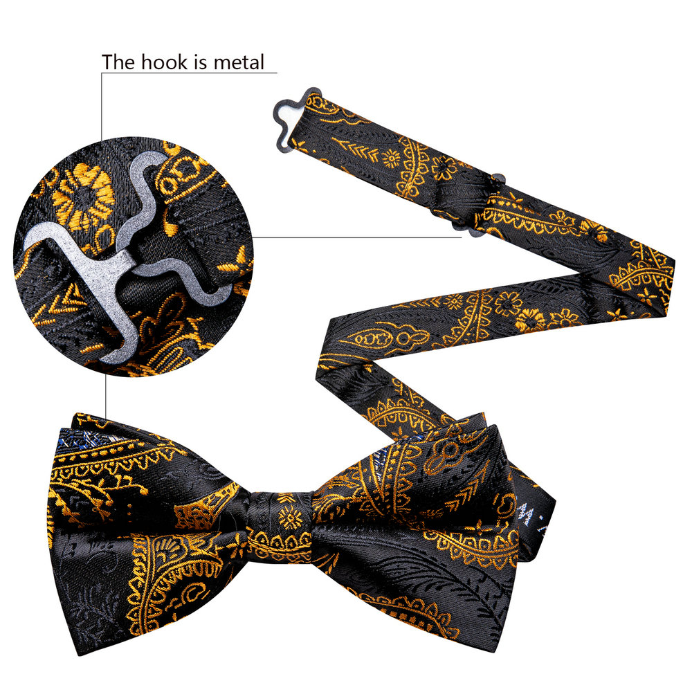 Barry.Wang Silk Mens Bow Tie B - Bow Tie Pre Tied recension och pris