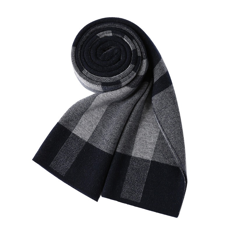 Luxury Scarf Man Winter Warm W - Muffler Men Wool recension och pris