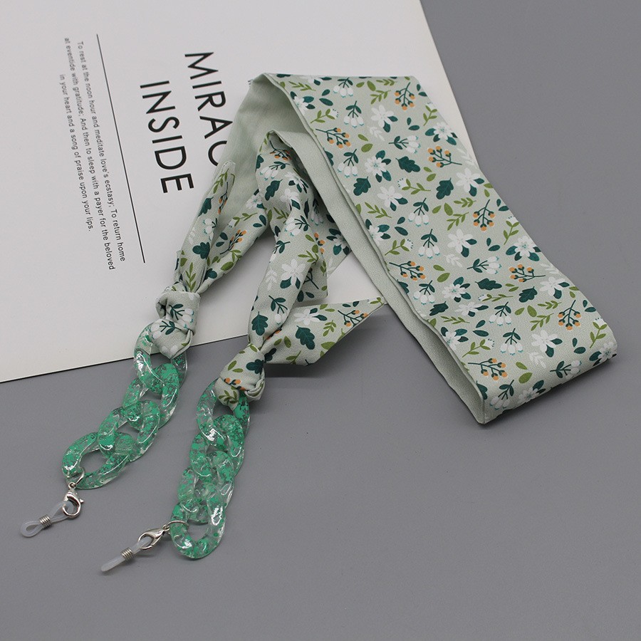 Bohemia Print Silk Scarf Glass - Silk Neck Scarf recension och pris