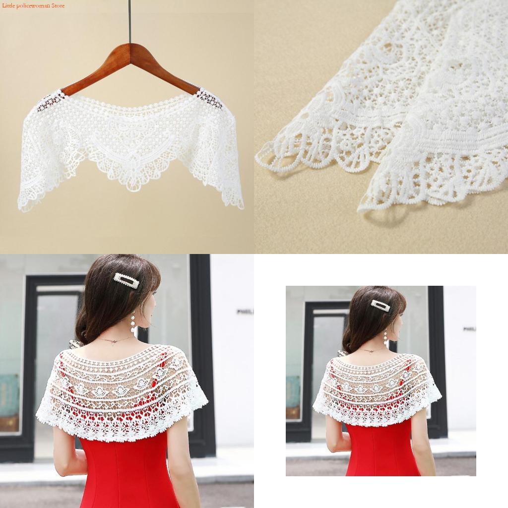 F92D Women Embroidery Floral L - Stole Wedding Shawl recension och pris