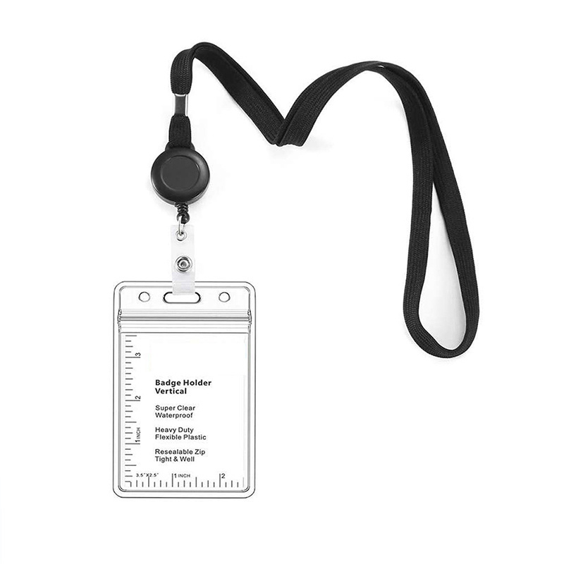 1-3Pcs Waterproof ID Badge Hol - Lanyard Badge Holder recension och pris