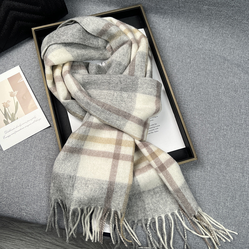 High Quality 100% Wool Scarf W - Muffler Men Wool recension och pris