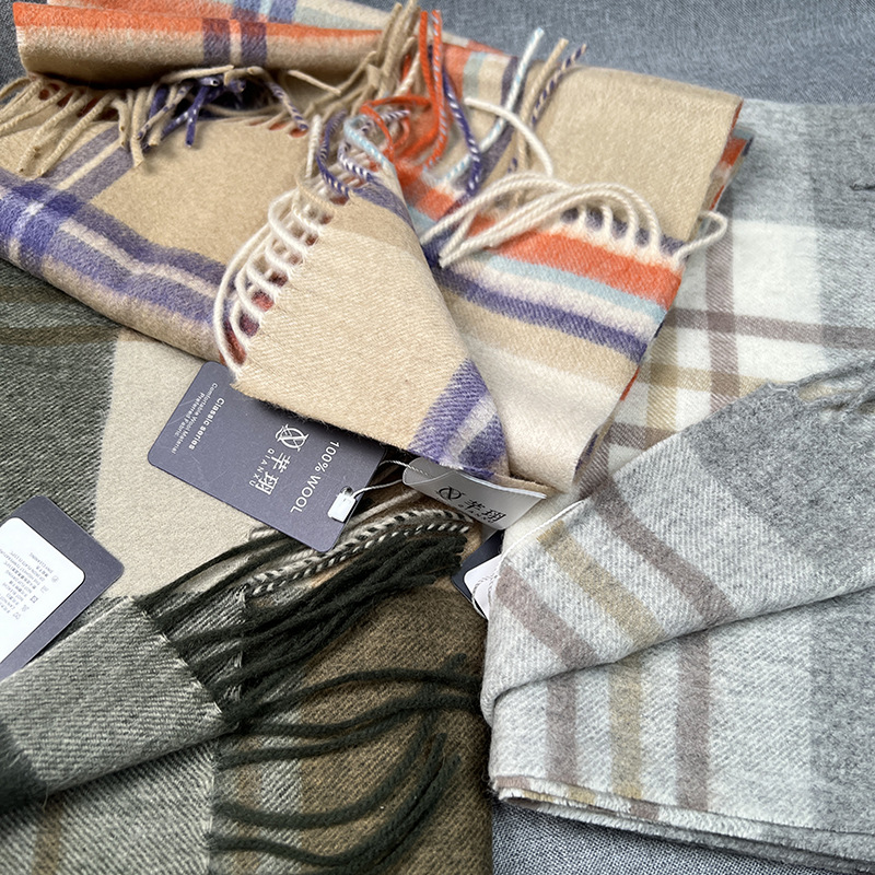 High Quality 100% Wool Scarf W - Muffler Men Wool recension och pris