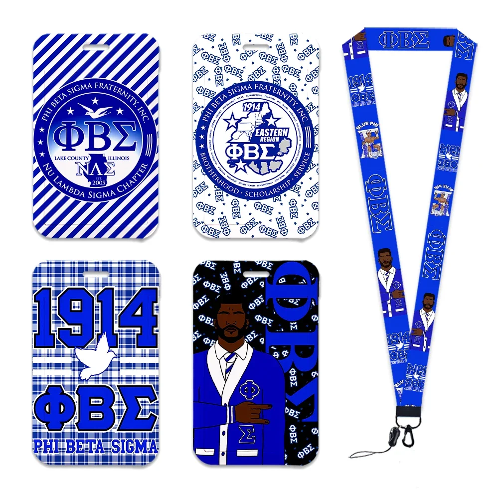 Phi Beta Sigma Fraternity 1914 - Lanyard Badge Holder recension och pris