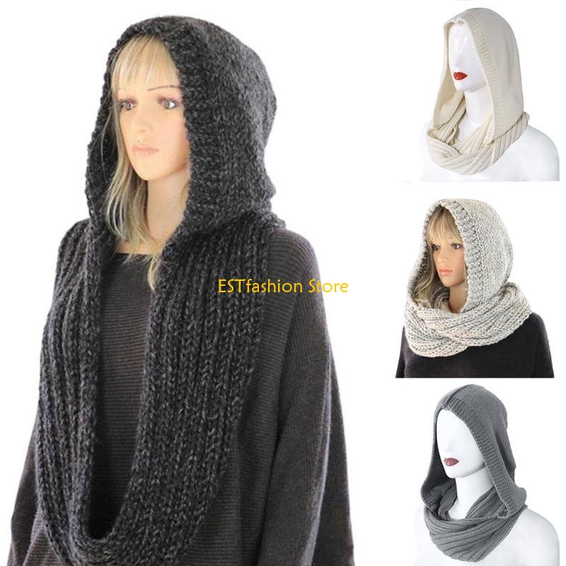 Y5GC Women Rib Knit for Infini - Infinity Scarf Knit recension och pris