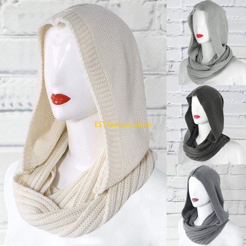 Y5GC Women Rib Knit for Infini - Infinity Scarf Knit recension och pris
