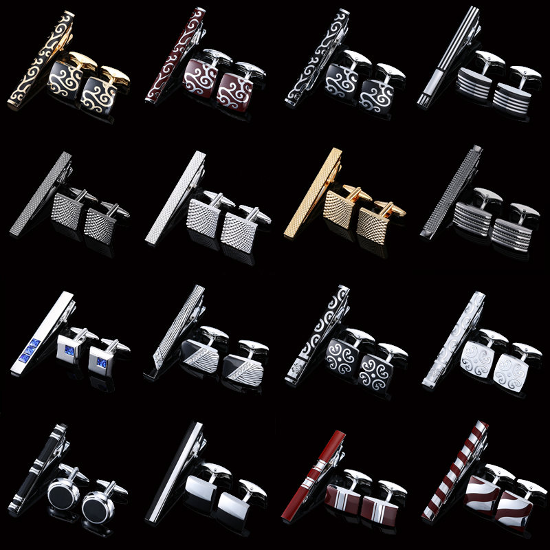 High quality cuff and tie clip - Tie Bar Set Gift recension och pris