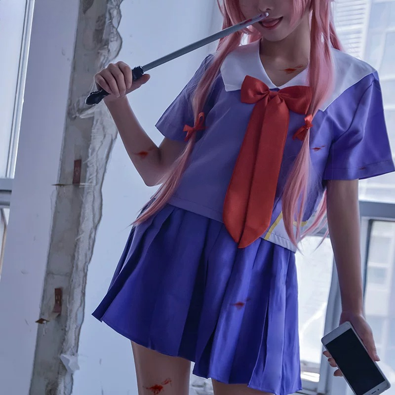 Yuno Gasai Future Diary Cospla - Bow Tie Pre Tied recension och pris