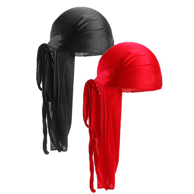 2 pcs Silky Satin Durags for M - Bandana Doo Rag recension och pris