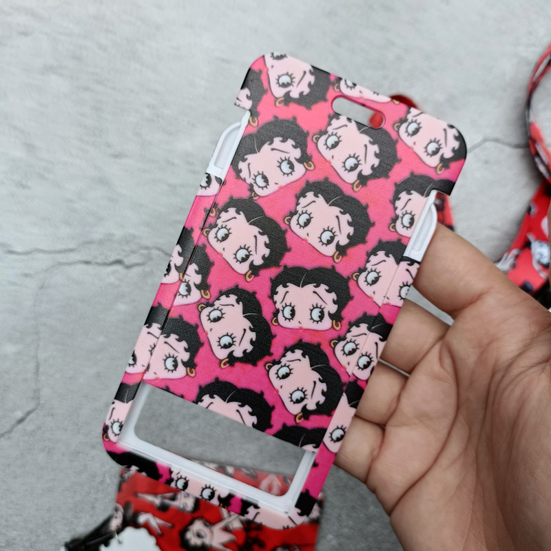 Betty Boop series anime bus ca - Lanyard Badge Holder recension och pris