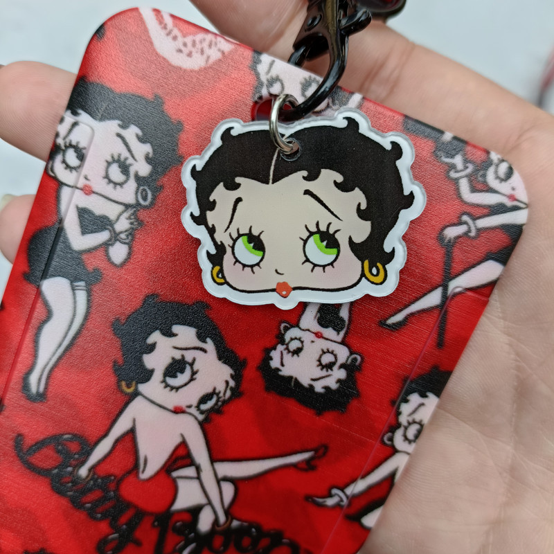 Betty Boop series anime bus ca - Lanyard Badge Holder recension och pris