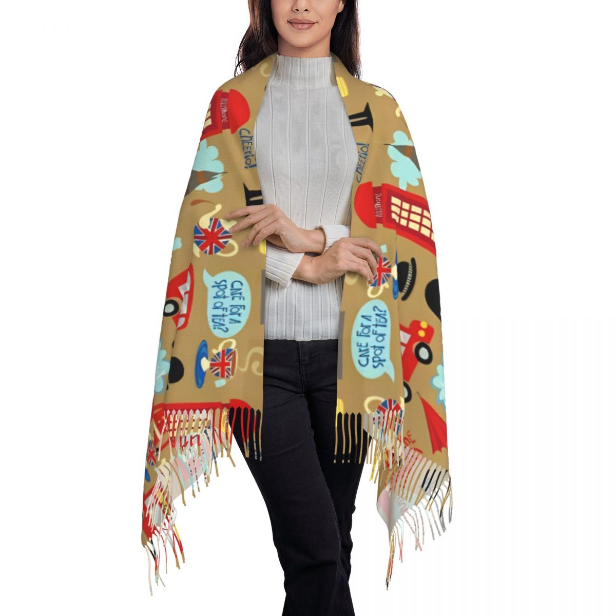 Enchanted London Scarf for Wom - Pashmina Wrap Large recension och pris