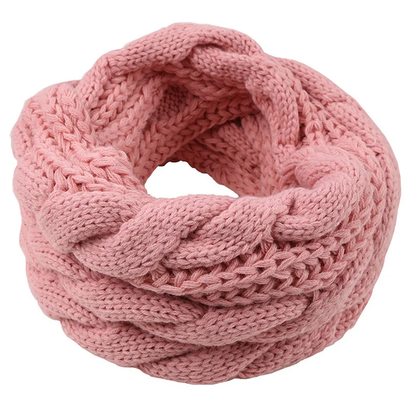 Men Women Boys Girls Thick Rib - Infinity Scarf Knit recension och pris