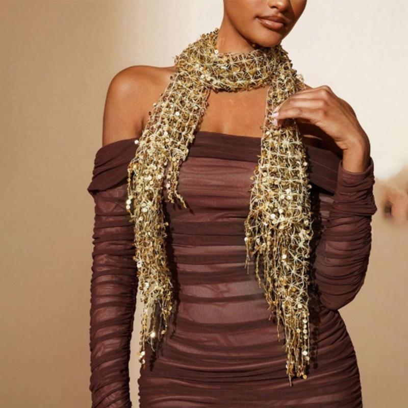 Y3NE Embellished Sequins Weddi - Stole Wedding Shawl recension och pris