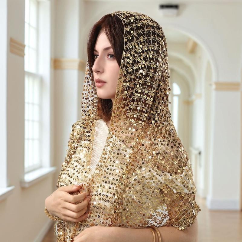 Y3NE Embellished Sequins Weddi - Stole Wedding Shawl recension och pris