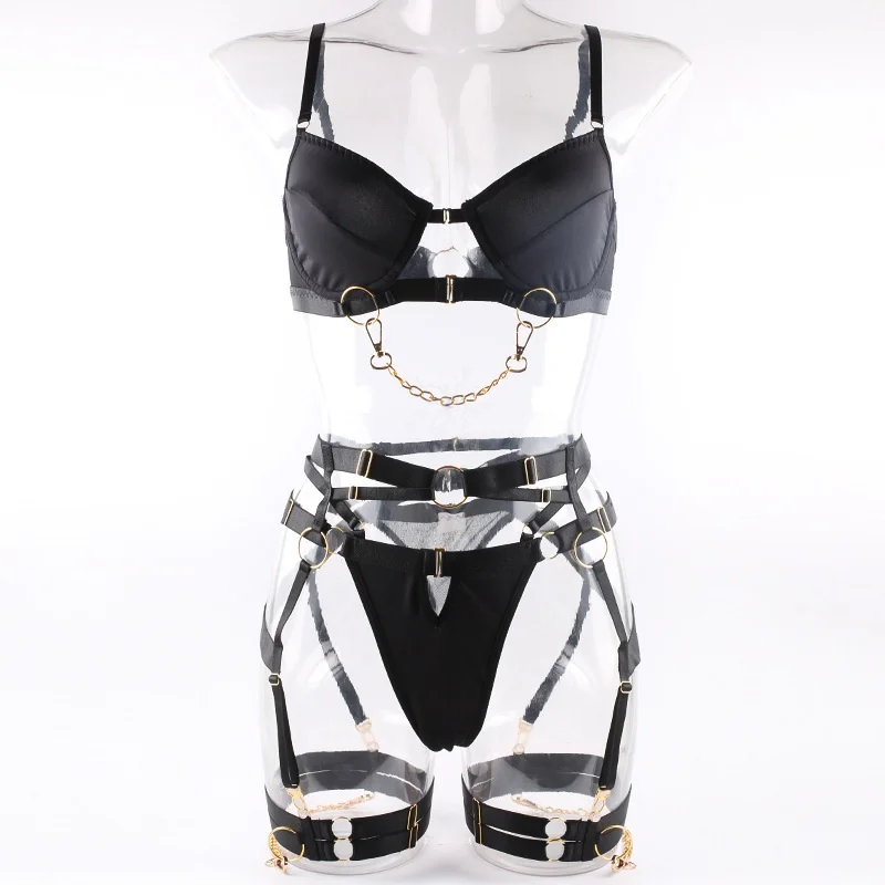 Sexy Fashion Metal Chain Motor - Silk Tie Striped recension och pris