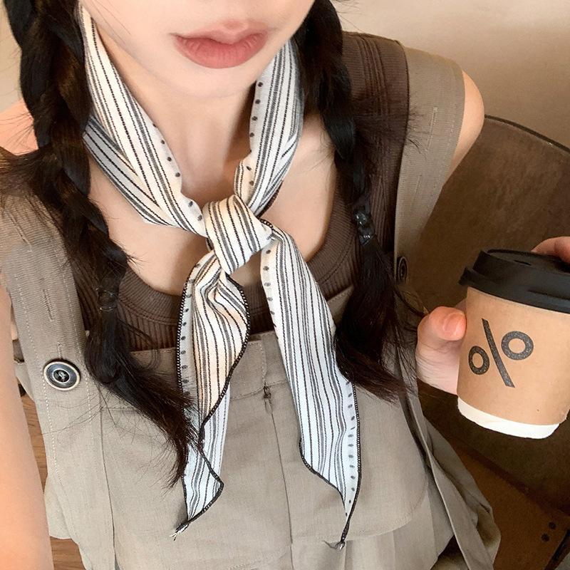 Cotton Linen Triangle Scarf Ca - Bandana Cotton recension och pris
