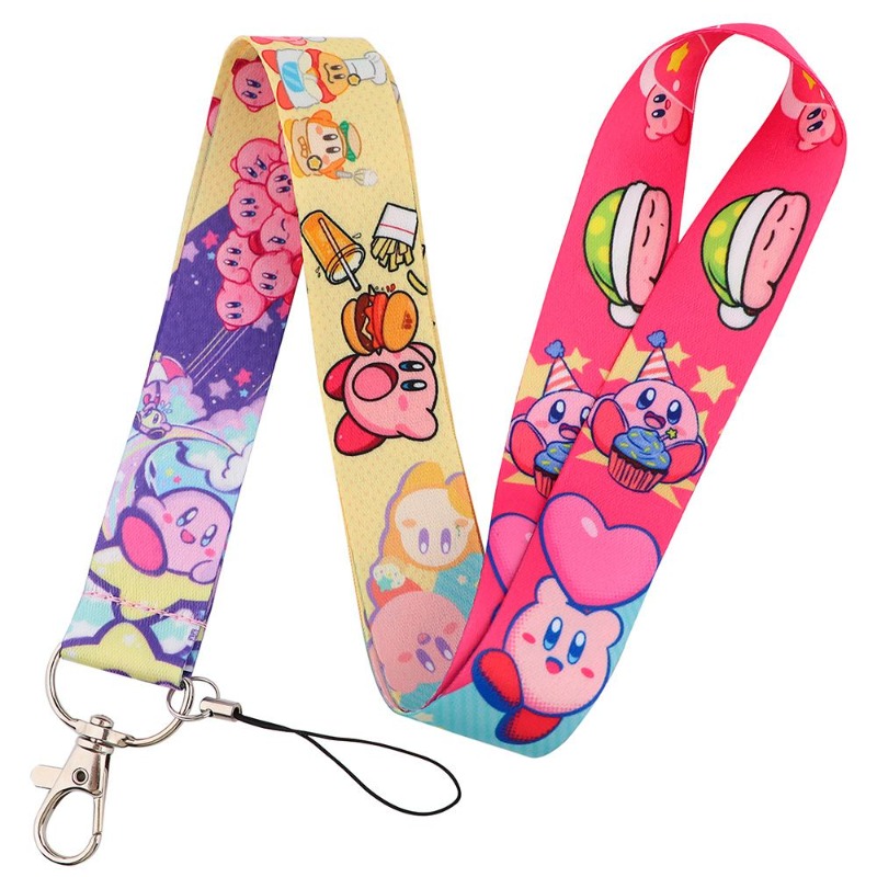 Hot Cute Kirby Lanyard Colorfu - Lanyard Badge Holder recension och pris