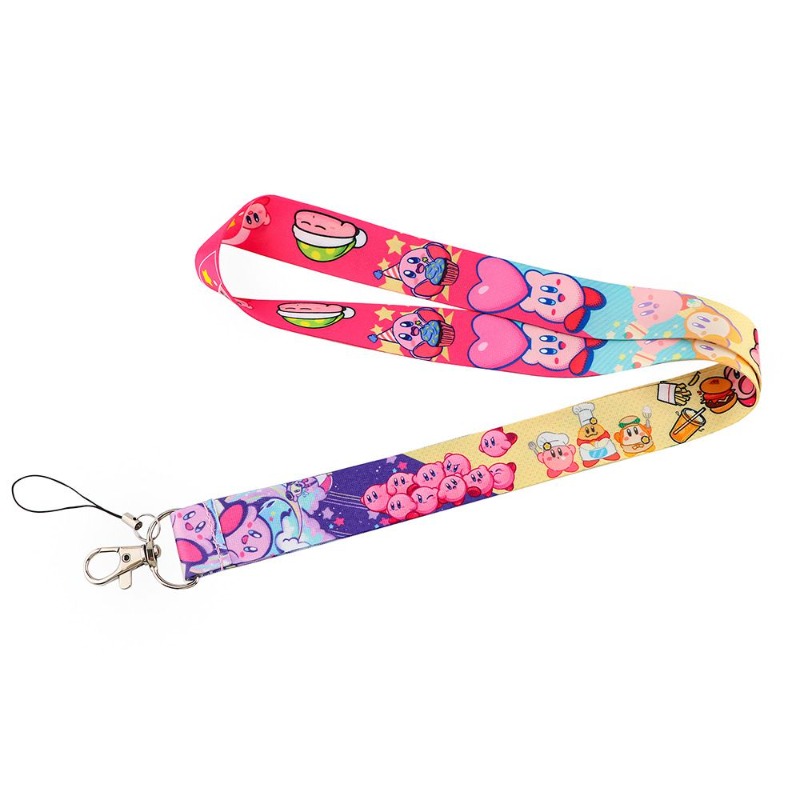 Hot Cute Kirby Lanyard Colorfu - Lanyard Badge Holder recension och pris