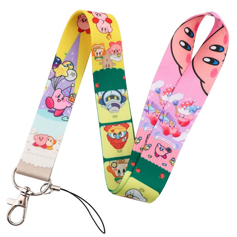 Hot Cute Kirby Lanyard Colorfu - Lanyard Badge Holder recension och pris