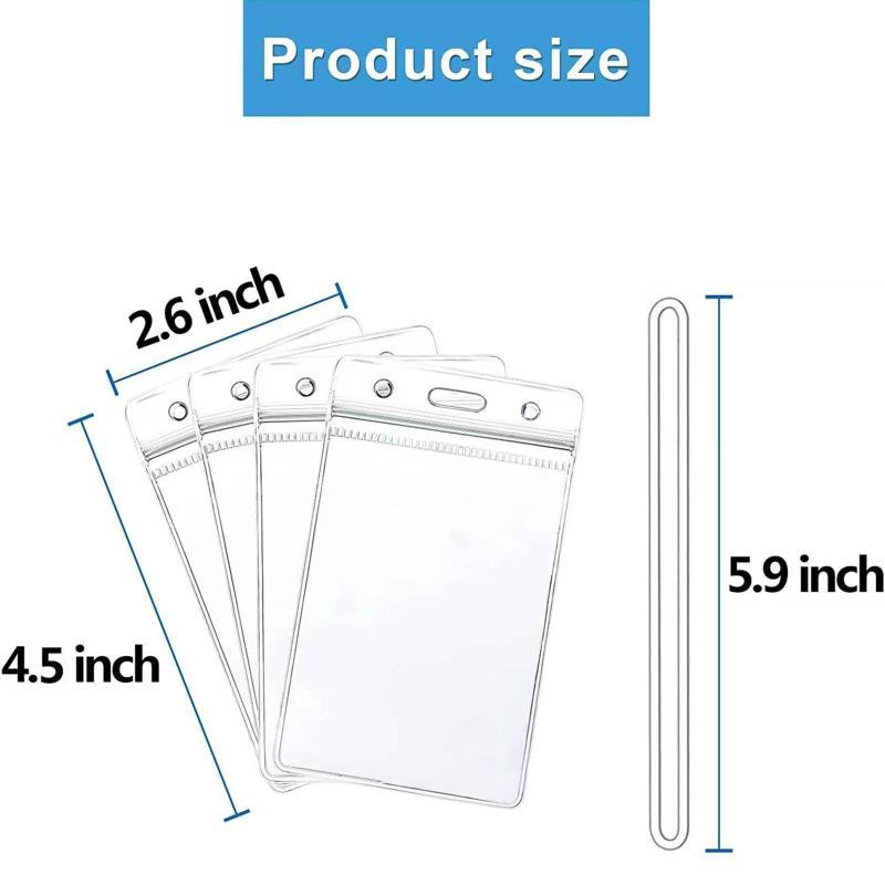 Clear Plastic ID Badge Holders - Lanyard Badge Holder recension och pris