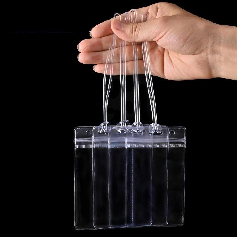 Clear Plastic ID Badge Holders - Lanyard Badge Holder recension och pris