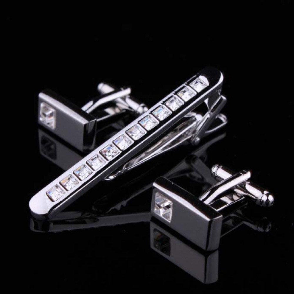 A Set Men's Tie Clip Groom Tux - Tie Bar Set Gift recension och pris